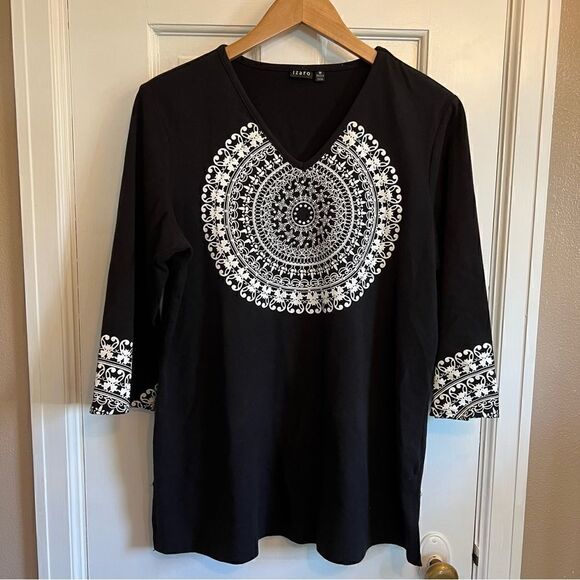 Izaro Patterned Blouse (M) - Picture 1 of 8